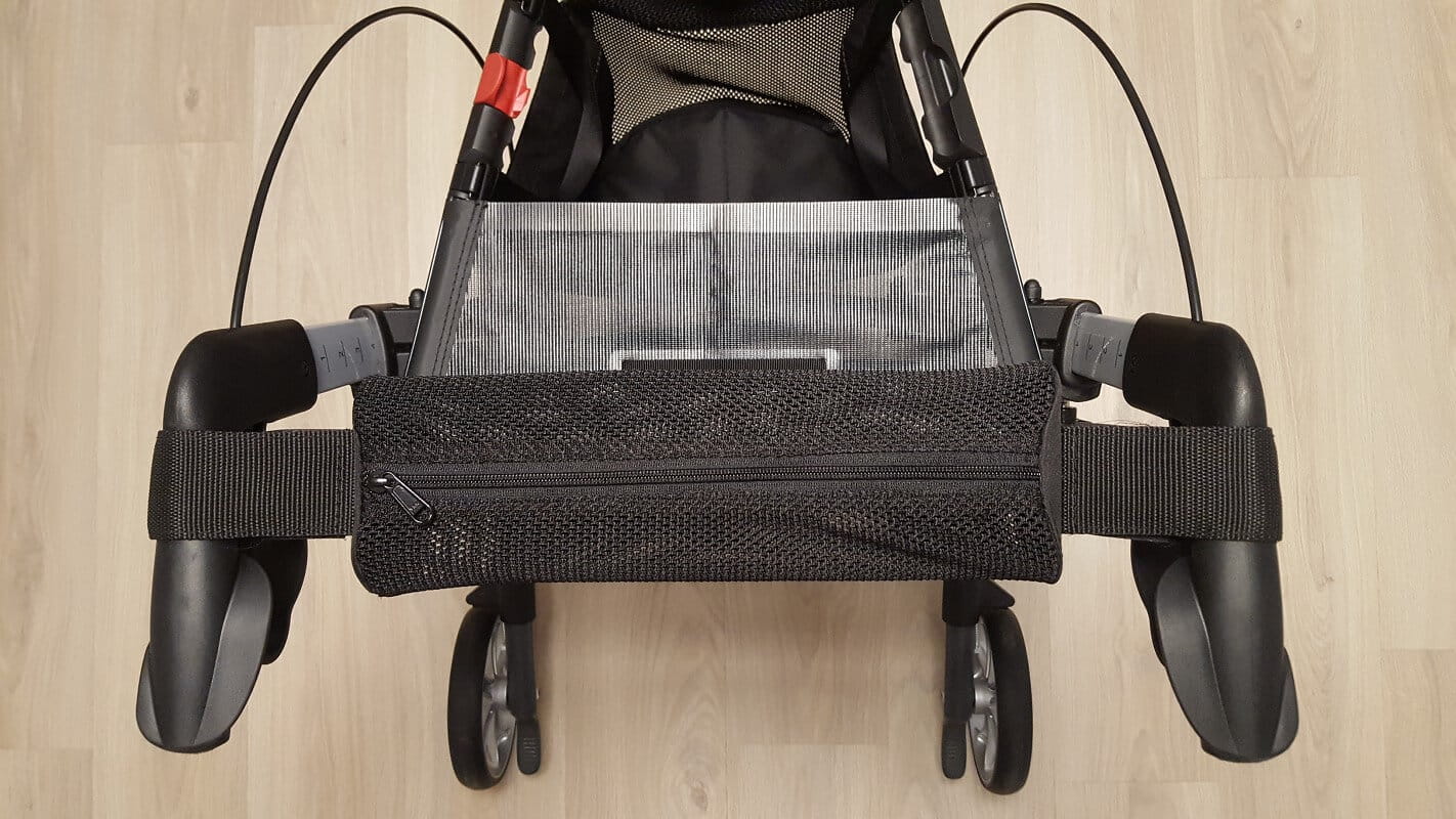 Netztasche-mit-Zipper-f-r-Rehasense-Athlon-Rollator-2 Geschlossene Netztasche mit Zipper für Rehasense Rollatoren