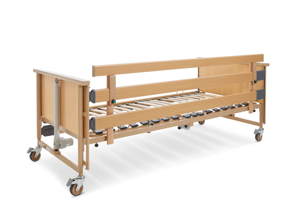 aufsteckbarer Seitensicherungsholm Burmeier für Pflegebett Dali