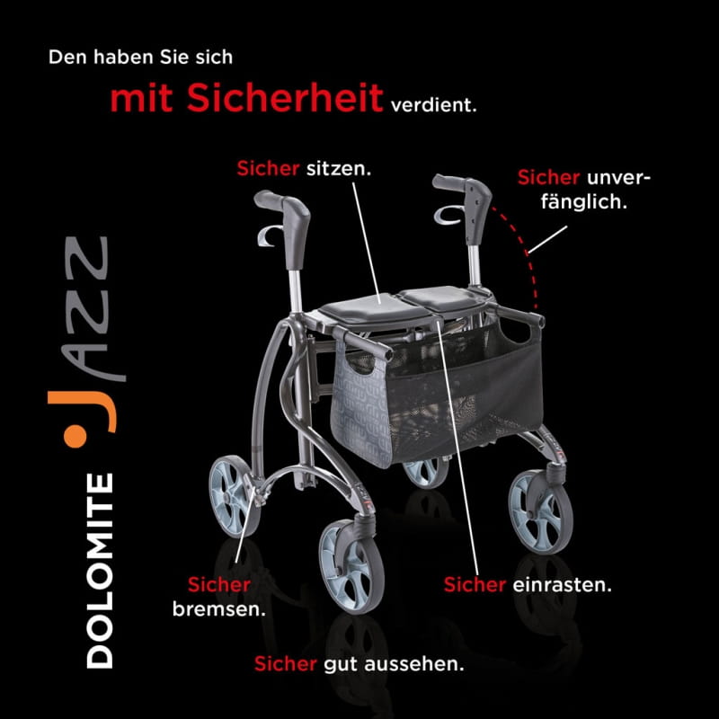 Rollator Invacare Dolomite Jazz Vorführware
