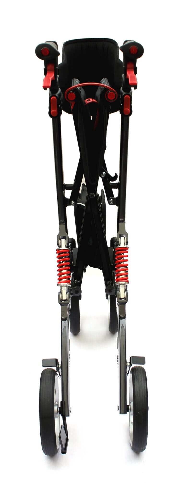 Bescomed-Rollator-Spring-gefaltet Bescomed Rollator Spring mit Federung