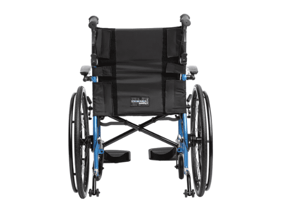 STRONGBACKFlipR-ckansicht Rollstuhl Flip STRONGBACK Mobility