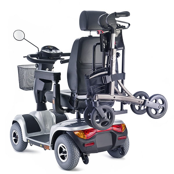 invacare-scooter-halterung-fuer-rollator-und-gehgestell-2 Halter für Rollator oder Gehgestell - Invacare Elektromobile