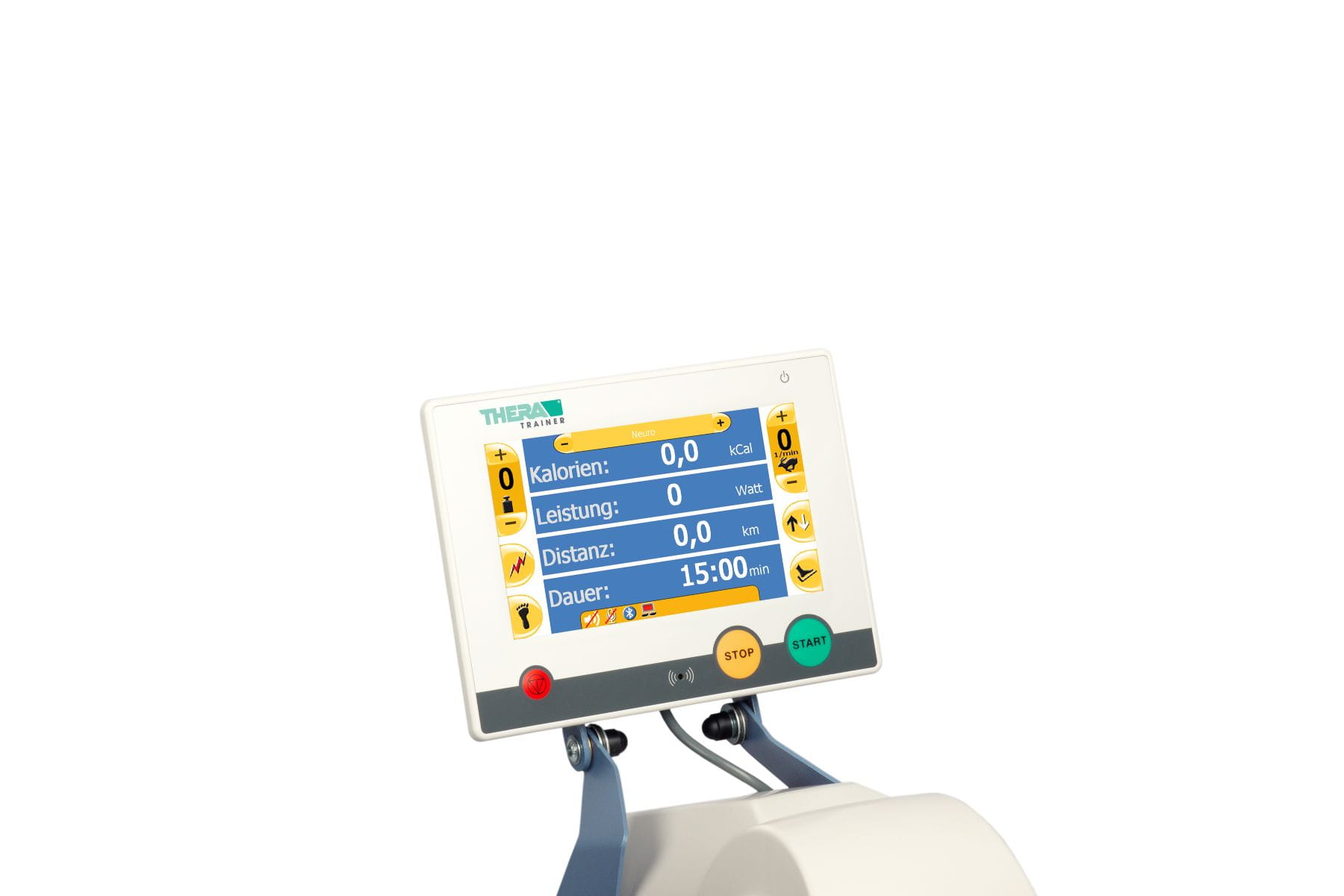 THERA-Trainer tigo, Detailaufnahme großes Display