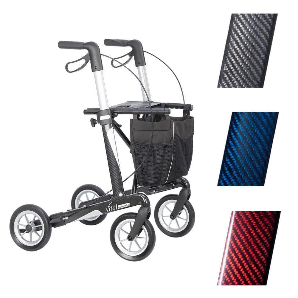 Russka Rollator Vital Carbon Plus