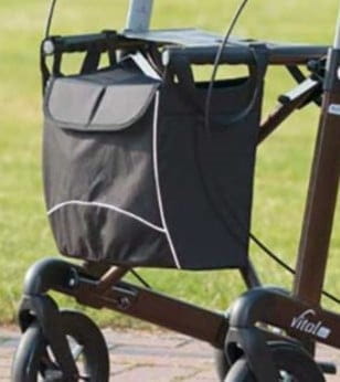 Wetterfeste Tasche Russka für Rollator Vital mit Magnetverschluss