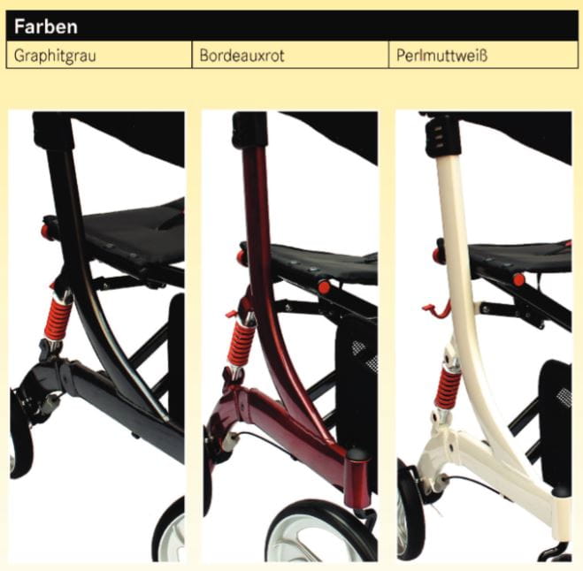 Unbenannt Bescomed Rollator Spring mit Federung