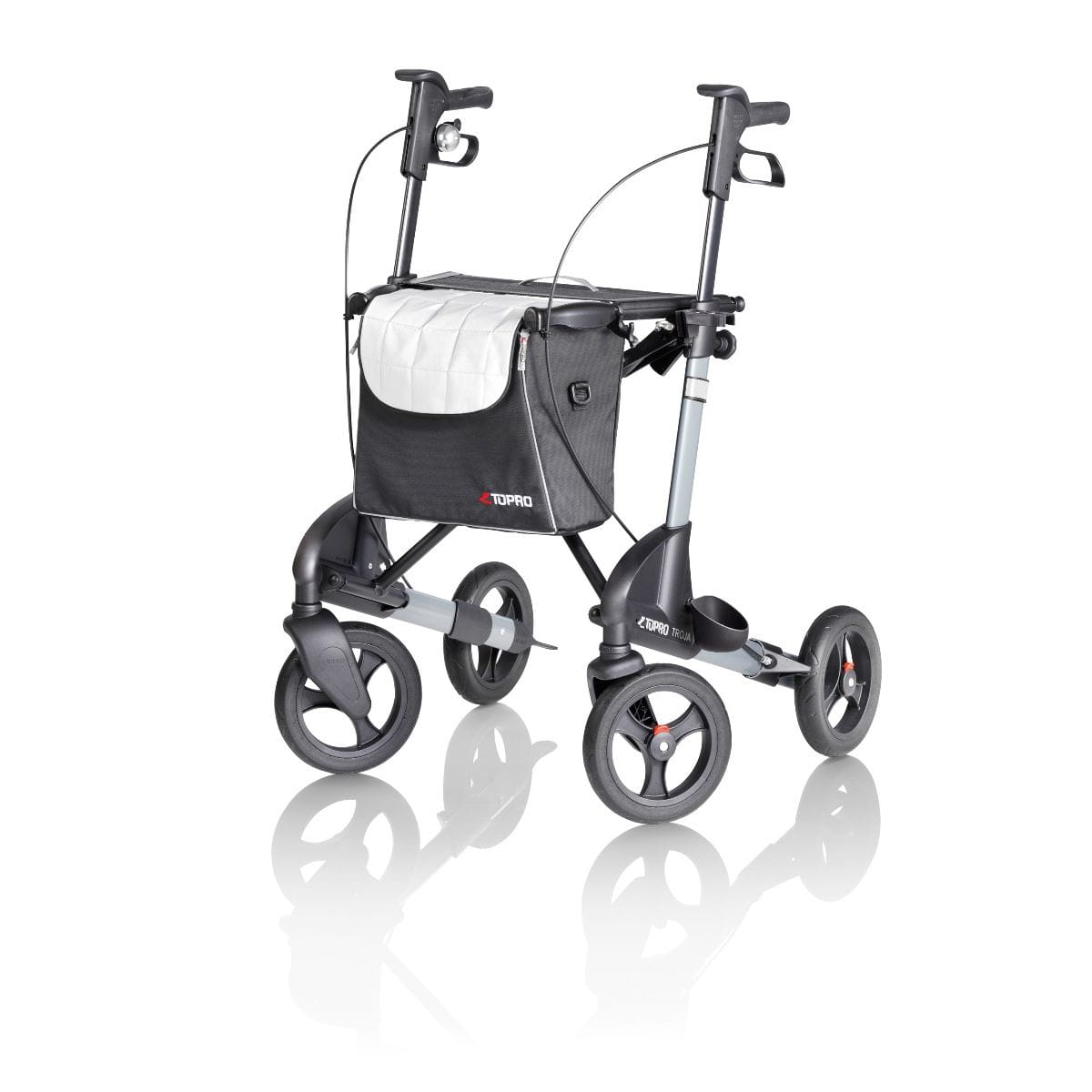 Rollator-Topro-Troja-2g-Premium-grau Leichtgewicht Rollator Topro Troja 2G Premium Vorführware