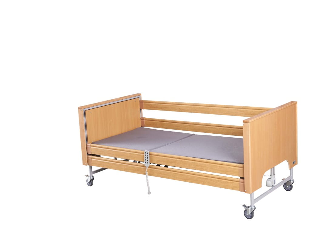 EcoFit-S-Plus-7 tecfor care GmbH Care Pflegebett ECOFIT S PLUS Low mit Holzverkleidung