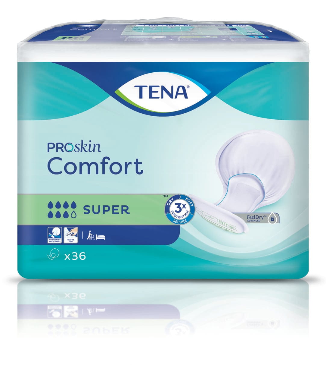 TENA Comfort Vorlagen Super mit ConfioAir