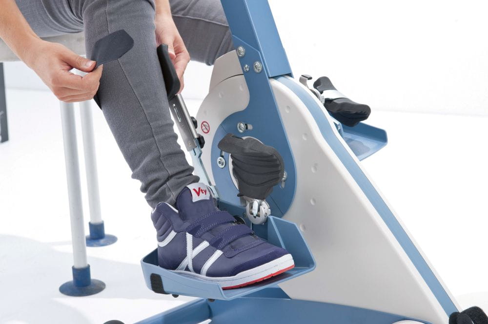 THERA-Trainer tigo, Detailaufnahme Beinsicherung