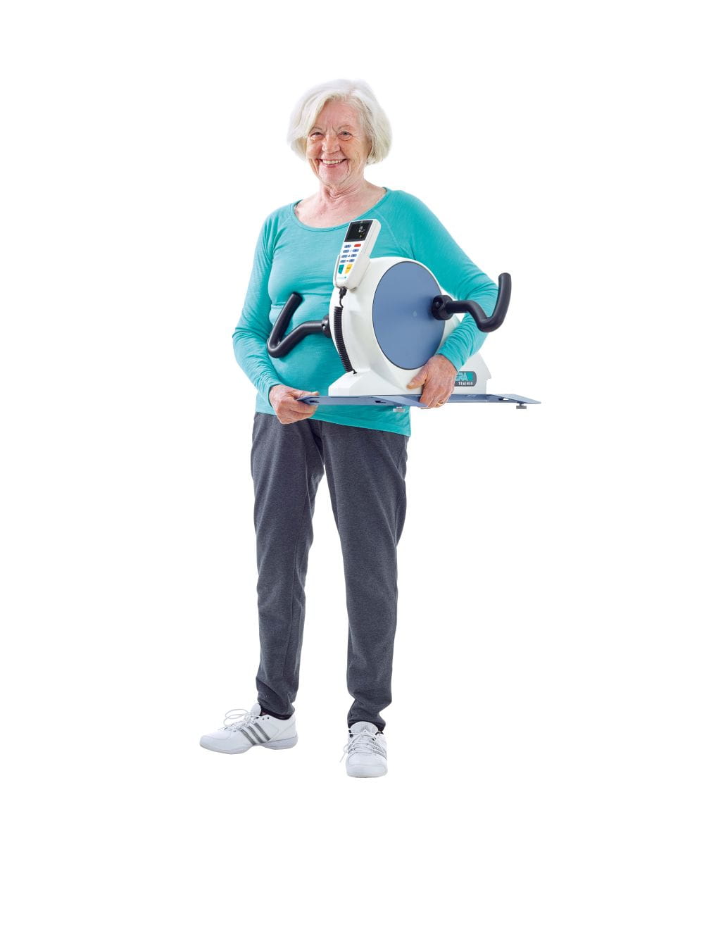THERA-Trainer mobi, Dame trägt Trainer