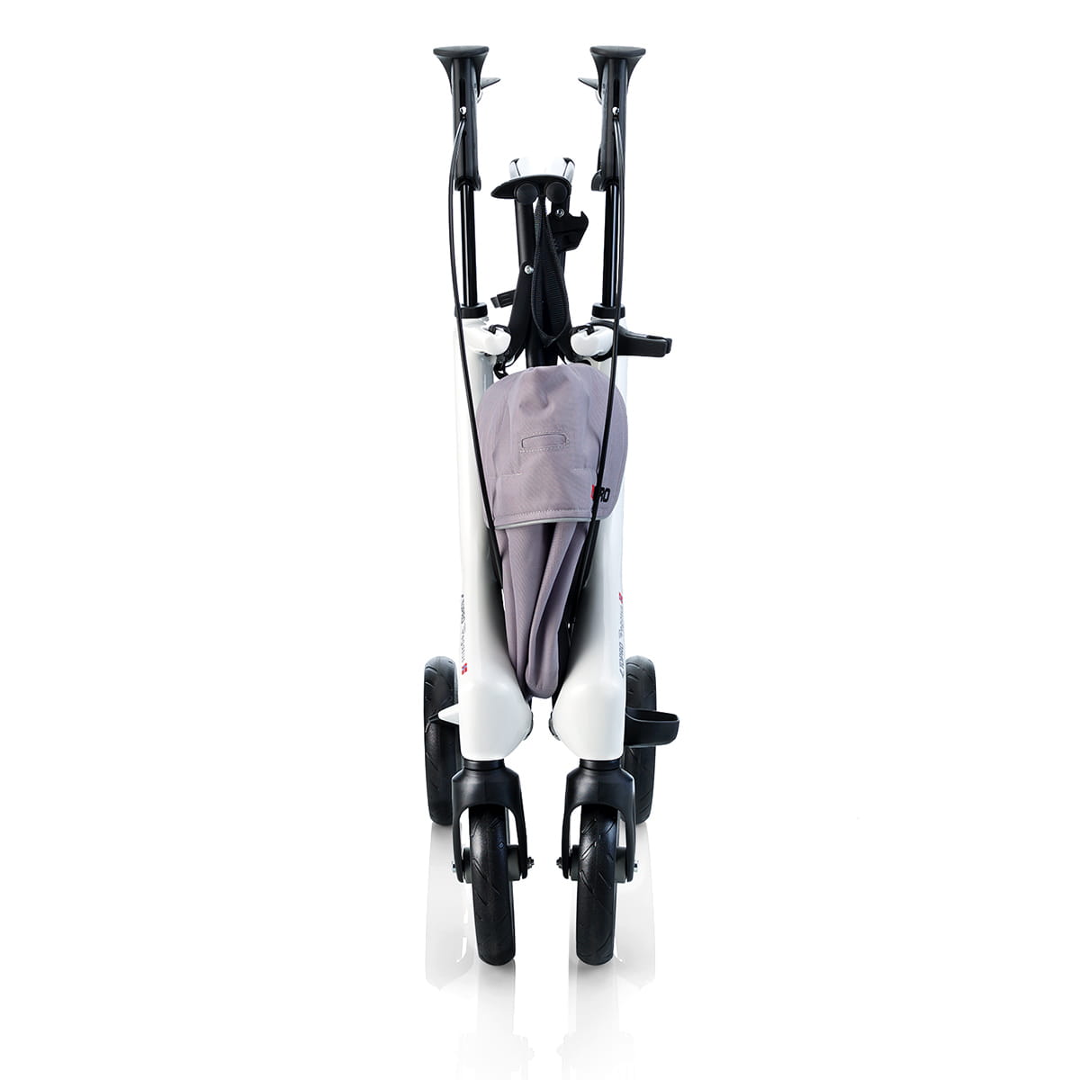 Topro-Pegasus-weiss-gefaltet Leichtgewichtrollator Carbon Topro Pegasus Vorführware