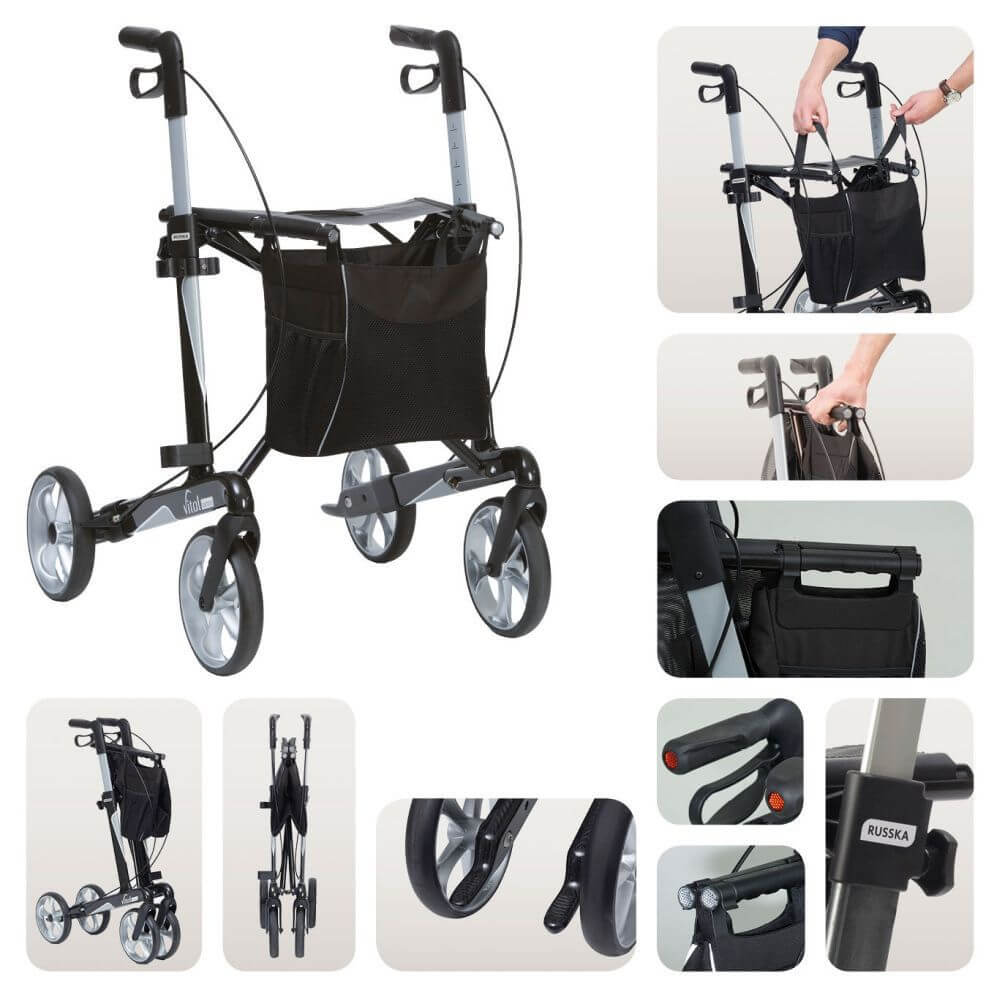 Rollator Russka Vital Carbon Vorführware