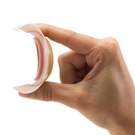 Hollister Basisplatte RR 55 mm Conform 2 CeraPlus konvex mit Haftrand
