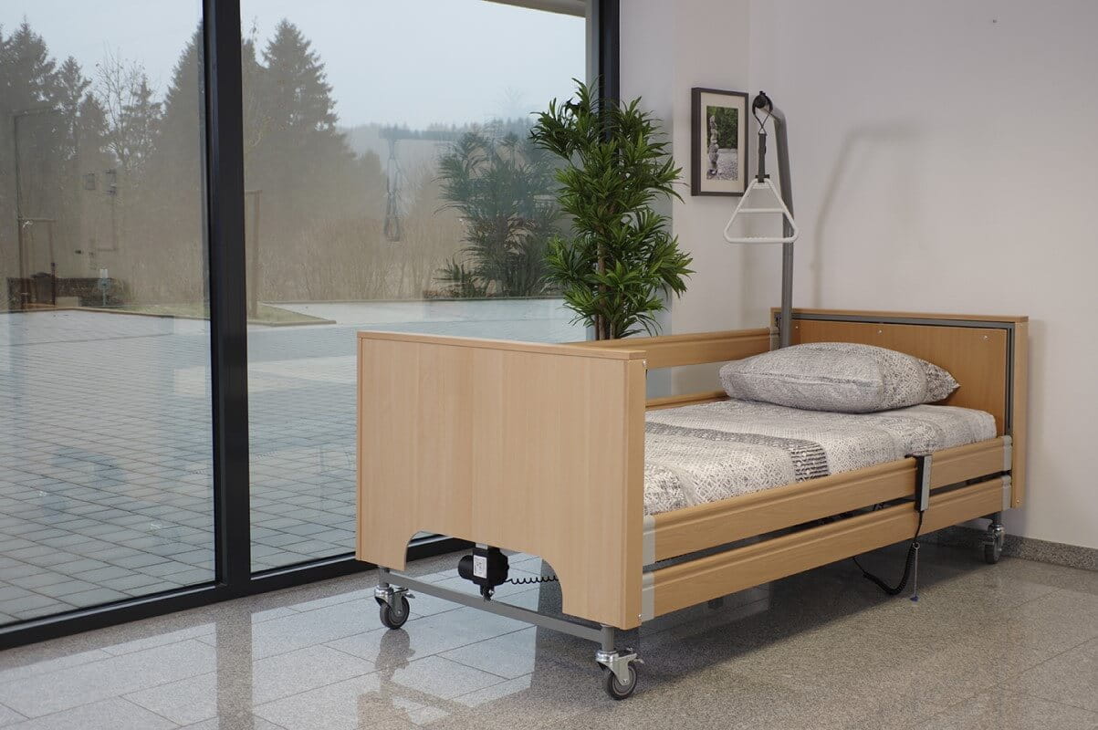 Pflegebett-Ecofit-S-Plus-Buchenf6WBznMcgCfB tecfor care GmbH Pflegebett ECOFIT S PLUS mit Holzverkleidung