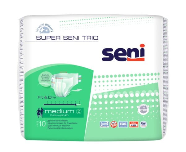 Super Seni Trio Inkontinenzhosen Medium 10 Stück