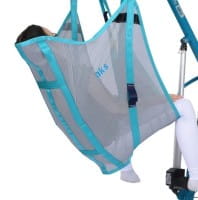 aks Komfortbadegurt mit integrierter Kopfstütze für Patientenlifter Foldy