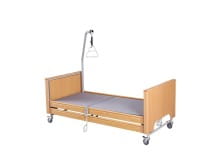 Pflegebett tecfor care GmbH ECOFIT S PLUS mit Holzverkleidung