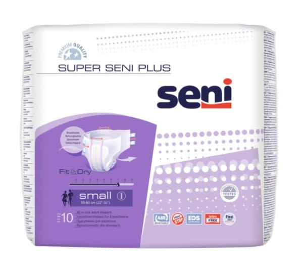 Super Seni Plus Inkontinenzhosen Small 30 Stück