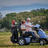 Golftaschenhalterung Afikim für Elektromobil Afiscooter